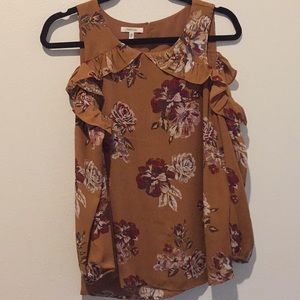 Murices mustard floral BLOUSE